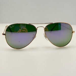 Ray Ban Sunglasses RB 3027 Aviator Large Metal 58-14-125